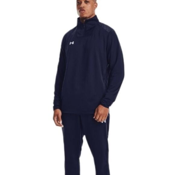 NWT Under Armour Men's UA Command ¼ Zip Color Midnight Navy Size M - Picture 3 of 8